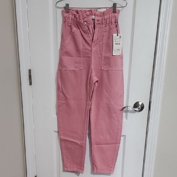 Zara Pants - Zara Pink Baggy Fit Pants